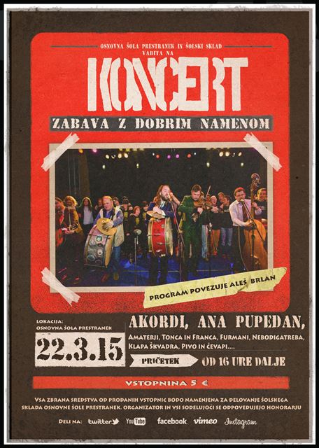 Dobrodelni koncert “Zabava z dobrim namenom”