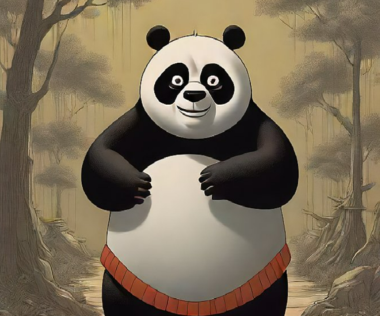 Ogled risanke KUNG FU PANDA 4