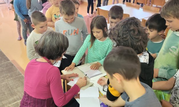 OBISK ALJE FURLAN IN SLAVKA JERIČA OB ZAKLJUČKU BRALNE ZNAČKE
