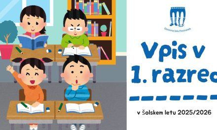 VABILO K VPISU OTROK V 1. RAZRED 2025/2026